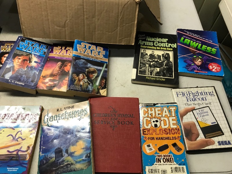 lot 93 image: Lot Of Kids Books, Boxcar Children, Maze Runner, Goosebump Books And Movies, Others