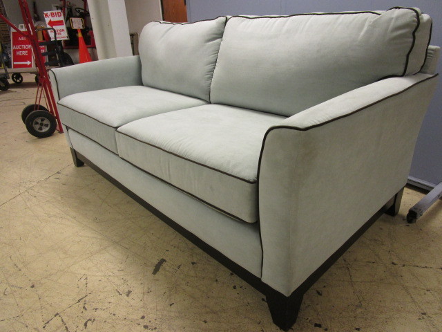 lot 108 image: SLUMBERLAND TUXEDO-STYLE SOFA