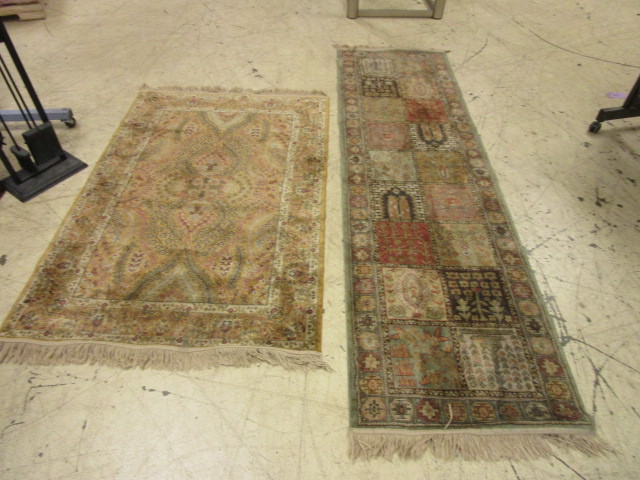lot 128 image: TWO ORIENTAL-STYLE RUGS