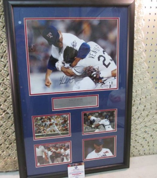 lot 2 image: Autographed Framed Nolan Ryan Pictu...