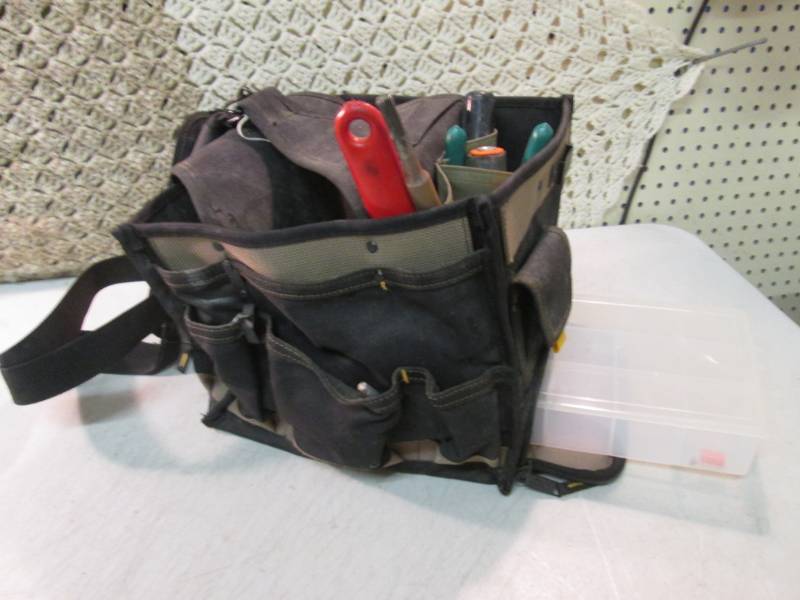 lot 41 image: Tool Bag with Slide Out Organizer a...