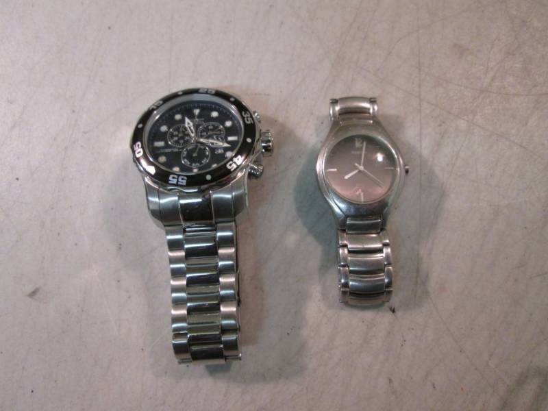 lot 80 image: Invicta and Fossil Watches for Part...