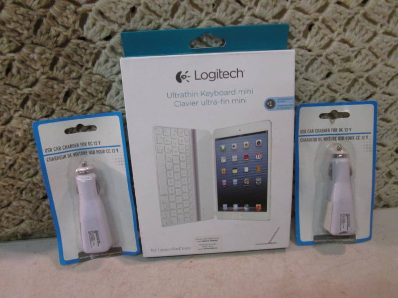 lot 82 image: Ligitech Ultrathin Keyboard Mini an...