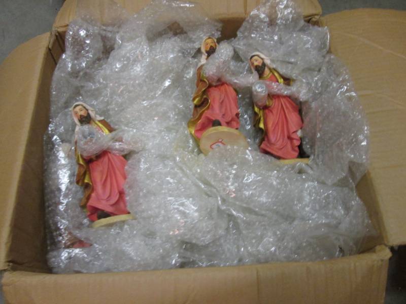 lot 94 image: Big Box Full of Christmas Figures  ...