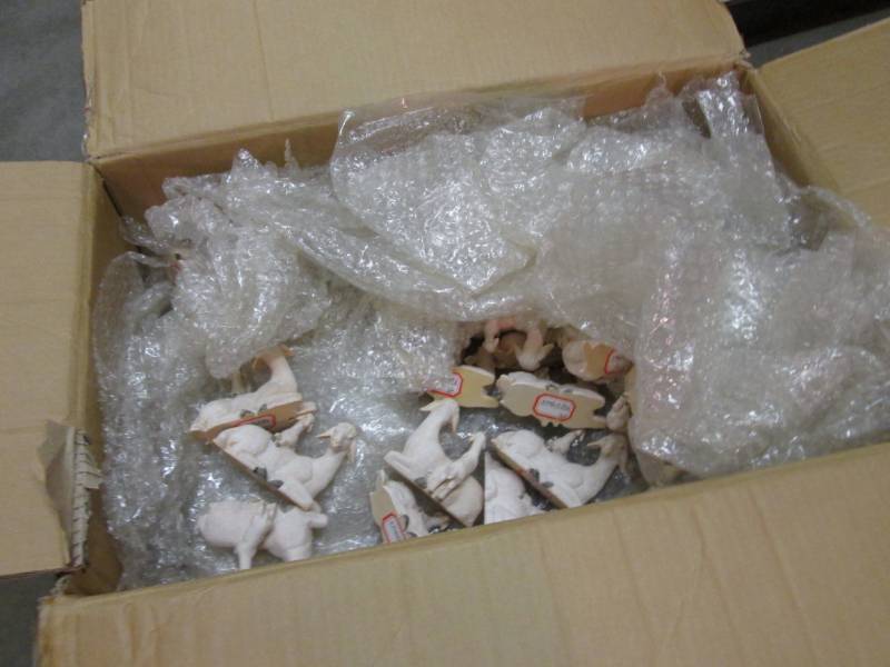 lot 95 image: Large Box Full of Christmas Figures...