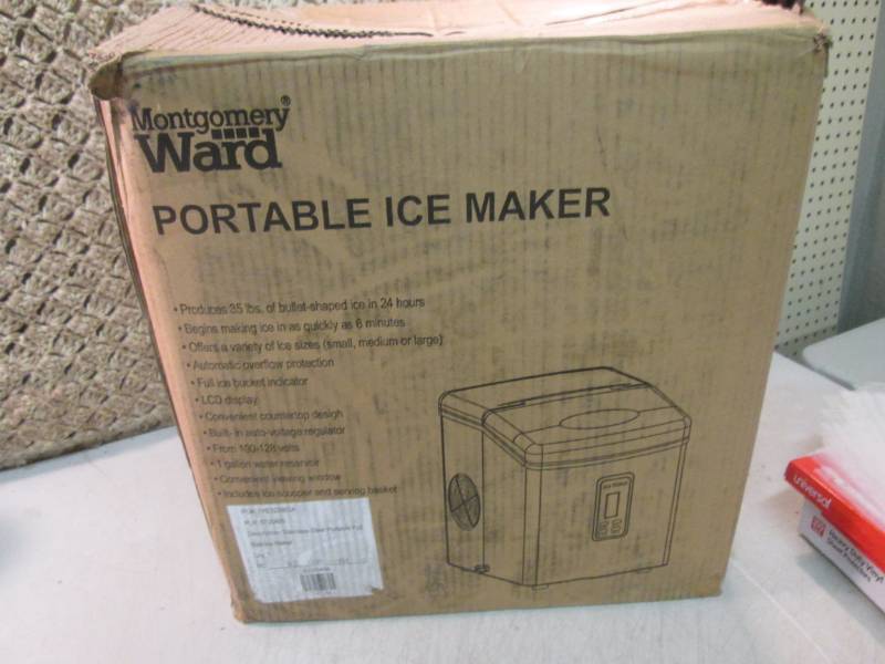 lot 103 image: Montgomery Ward Portable Ice Maker ...