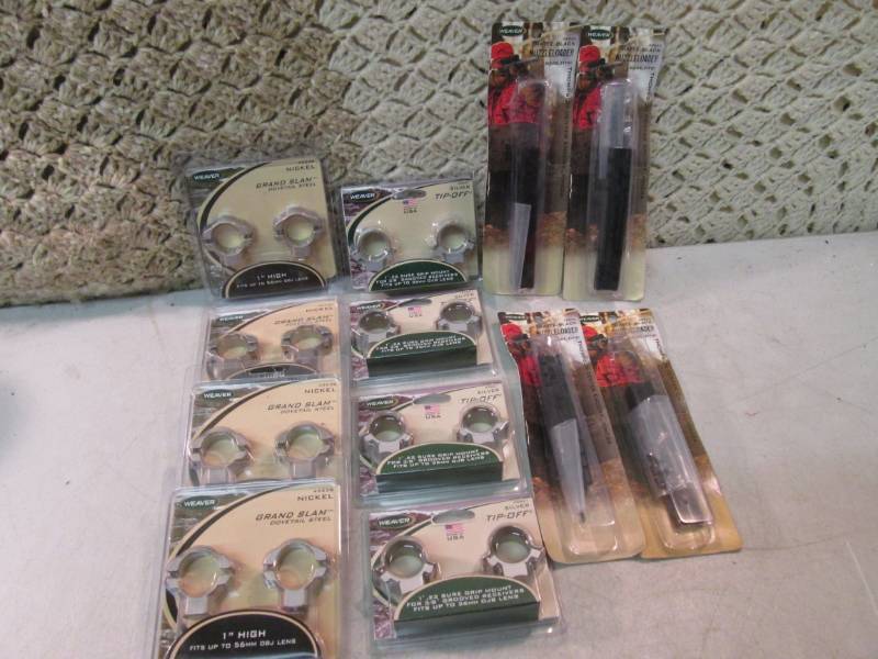 lot 109 image: Lot of Assorted Weaver Gun Scope Mo...
