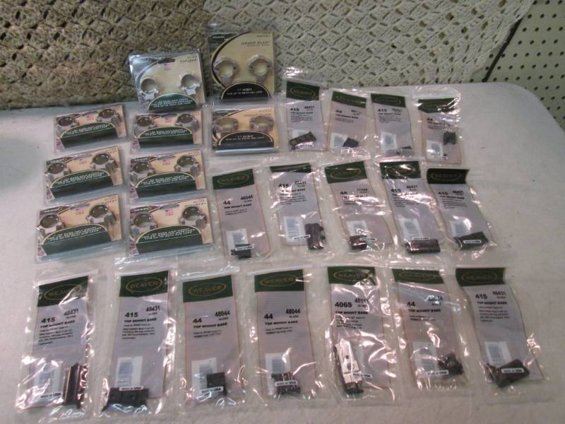 lot 110 image: Lot of Assorted Weaver Gun Scope Mo...