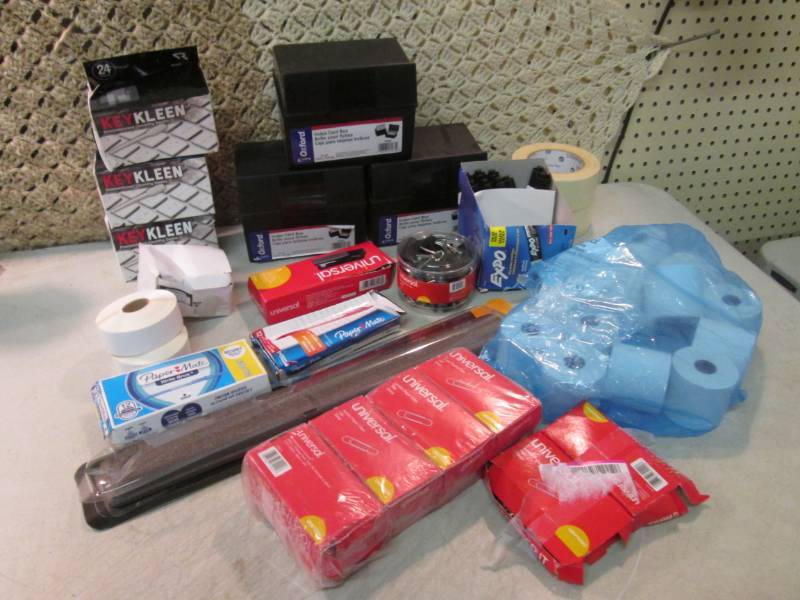 lot 117 image: Large Lot of Office Supplies  D-1T...
