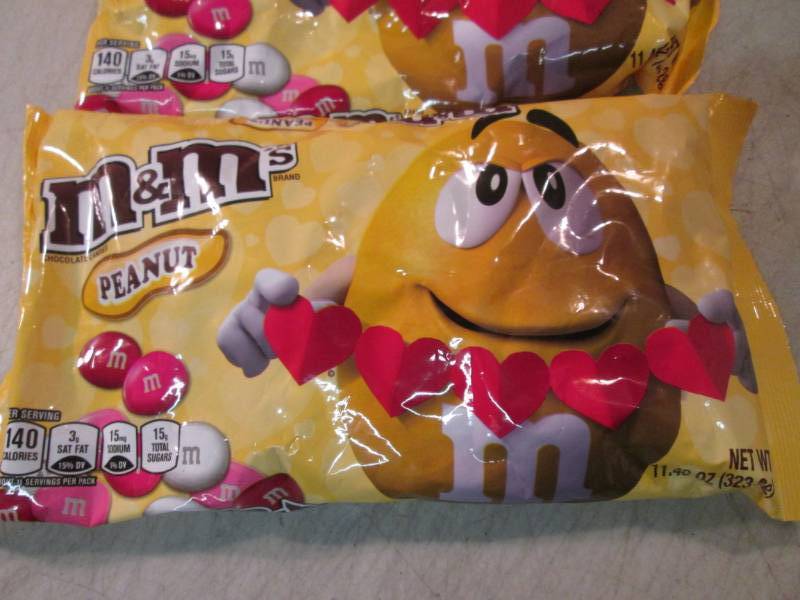 lot 122 image: 3 Bags of Peanut M&Ms Best by Sep ...