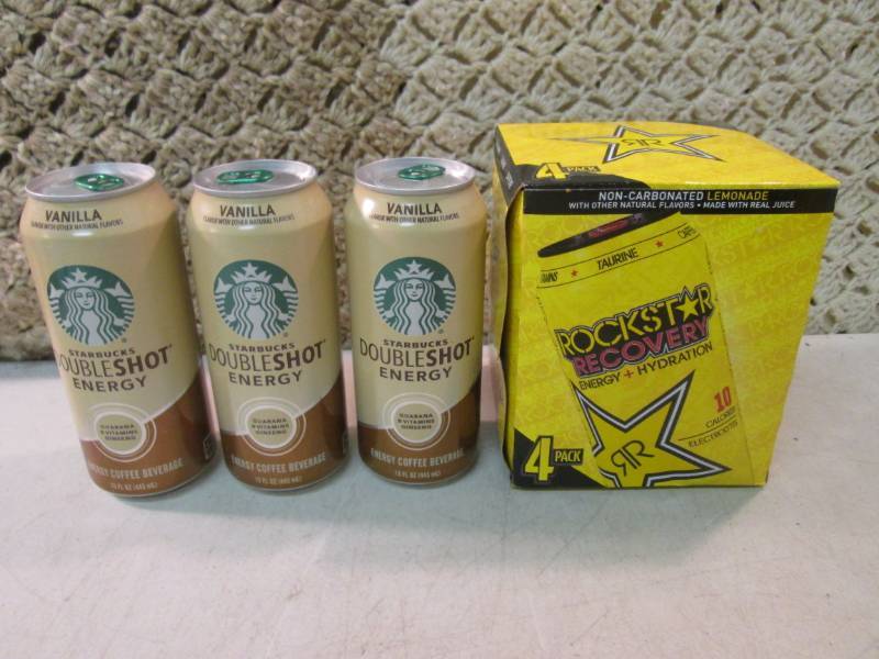 lot 131 image: 3 Cans of Starbucks Vanilla Double ...