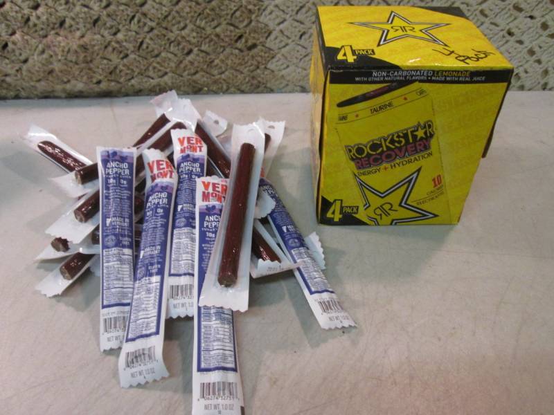 lot 132 image: 17 Ancho Pepper Meat Sticks and a 4...