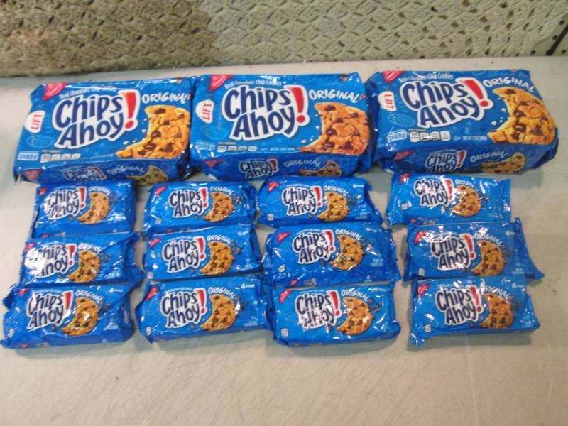 lot 135 image: Assorted Chips Ahoy Cookies  B-2...