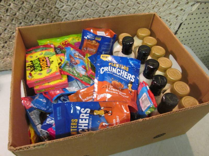 lot 146 image: Box Full of Assorted Snacks, Candy ...