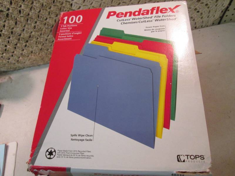 lot 202 image: Lot of 500 Letter Size File Folders...