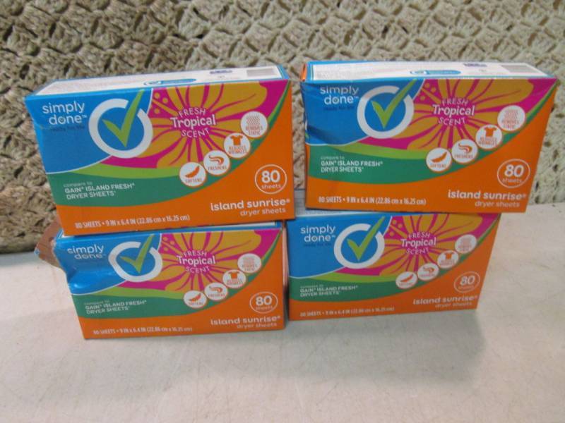 lot 210 image: 4 Boxes of Island Sunrise Dryer She...