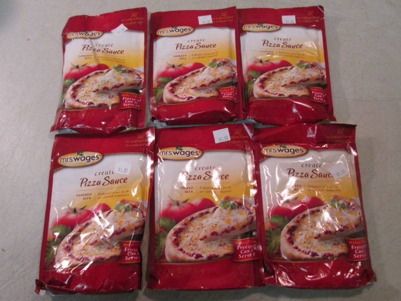 lot 229 image: 6 Pouches of Create Pizza Sauce Mix...