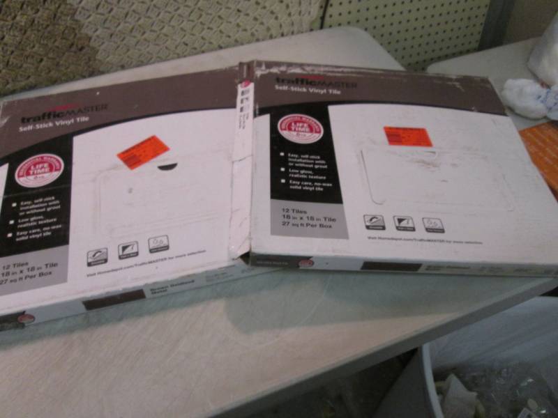 lot 242 image: 2 Boxes of Traffic Master Self Stic...