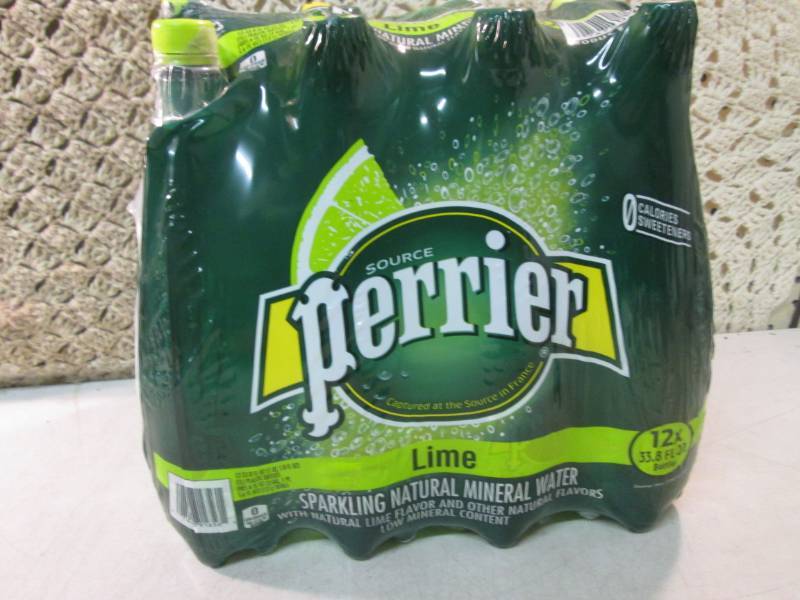 lot 249 image: 12-Pack of Perrier Lime Sparkling N...