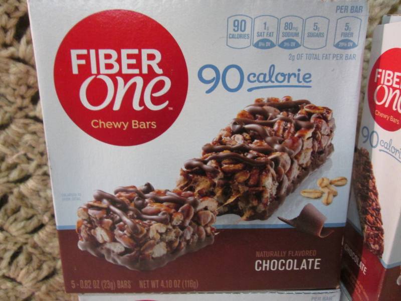 lot 250 image: 6 Boxes of Chocolate Fiber One Chew...