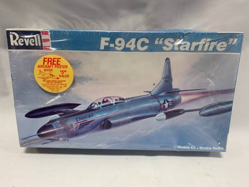 lot 41 image: Vintage Revell 1987 Sealed F-94c Starfire Model Airplane
