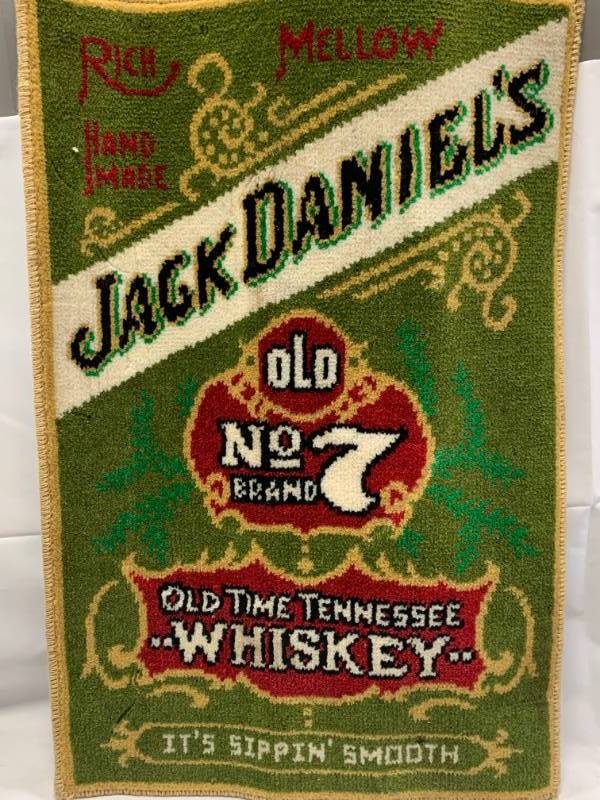 lot 54 image: Vintage Jack Daniels Whiskey Wall Tapestry
