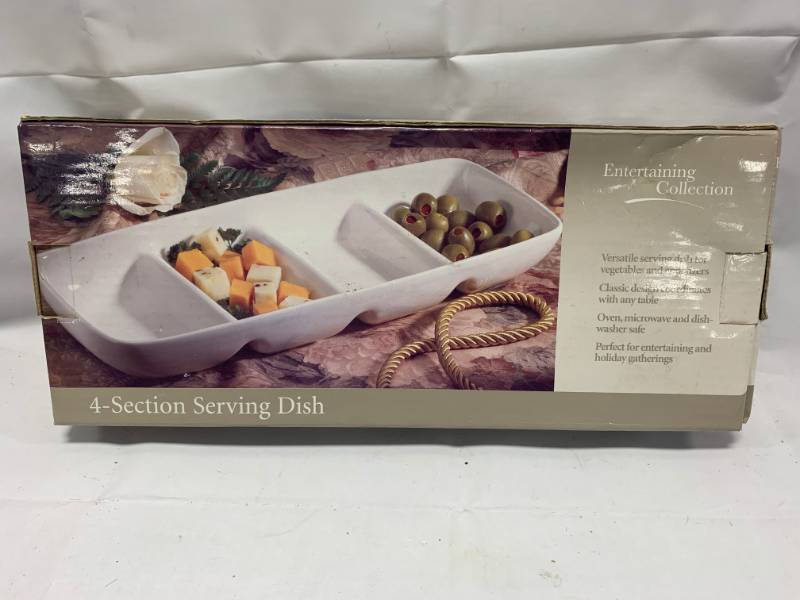 lot 60 image: 4 Section Serving Tray