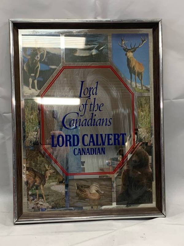 lot 66 image: Lord of the Canadians Lord Calvert Mirror