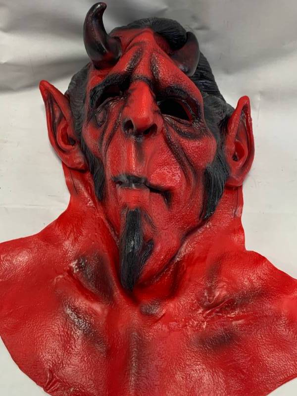 lot 86 image: Devil Rubber Halloween Mask
