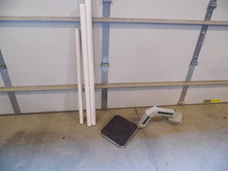lot 20 image: PVC - Swing Arm Extension Table