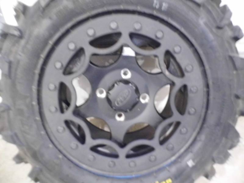 lot 2 image: New Black Water UTV Tire w Rim