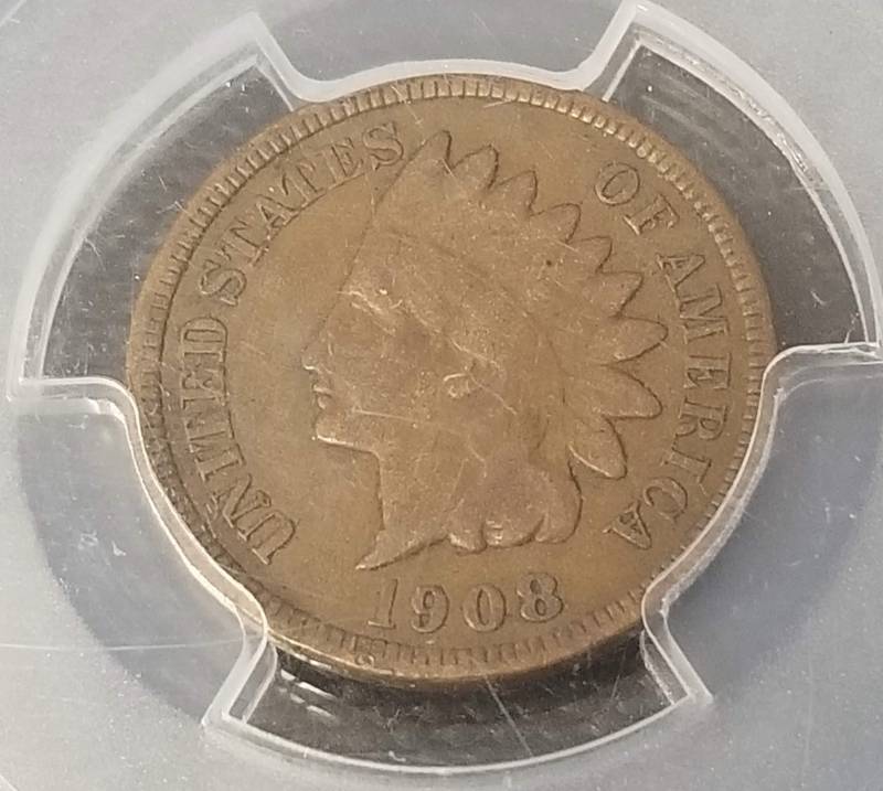 1908-S INDIAN HEAD CENT F15 PCGS BETTER DATE COIN