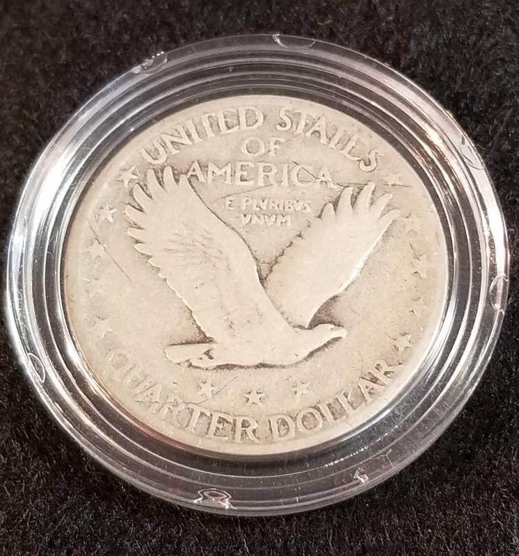 1930-S STANDING LIBERTY QUARTER IN AIRTITE