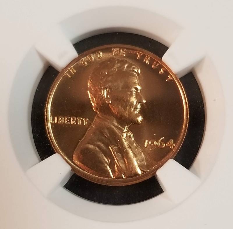 1964 PROOF LINCOLN MEMORIAL CENT PF67 RED NGC