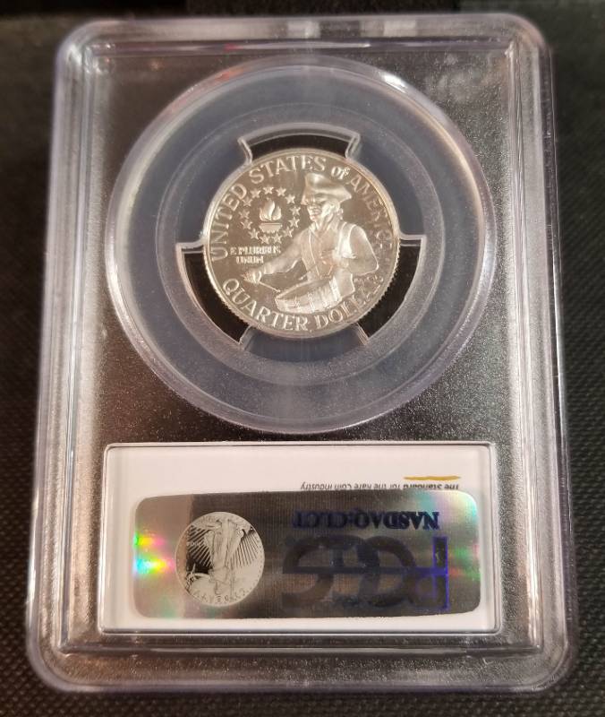 1976-S PROOF SILVER BICENTENNIAL QUARTER PR69DCAM PCGS DEEP CAMEO