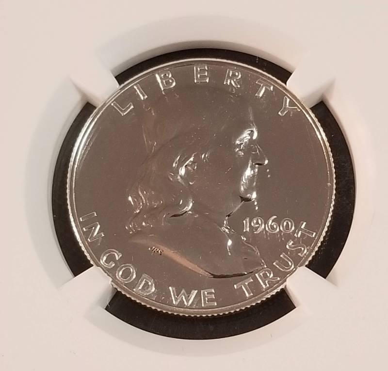1960 PROOF FRANKLIN HALF PF67 NGC