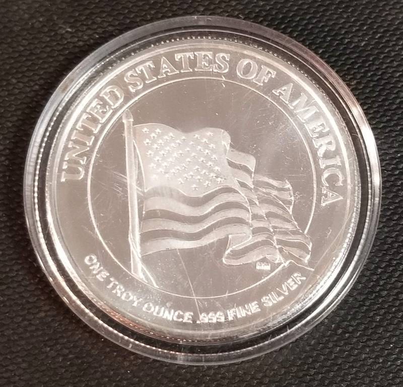 1 TROY OZ. .999 FINE SILVER 2017 I WANT YOU IN AIRTITE