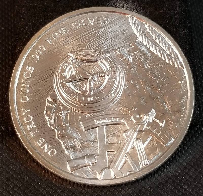1 TROY OZ. .999 FINE SILVER PROSPECTOR ROUND