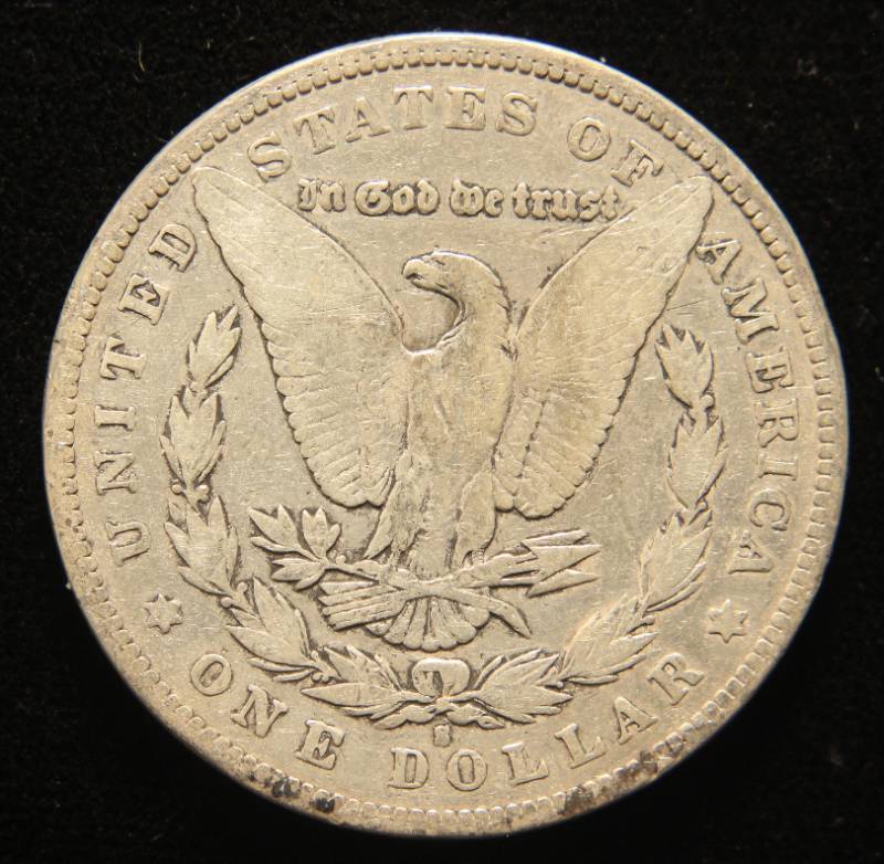 1896-S MORGAN SILVER DOLLAR