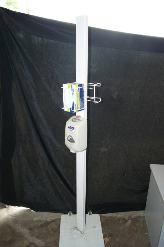 lot 15 image: Purell Hand Sanitizer Dispenser Stand