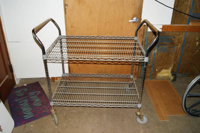 lot 82 image: Cart with Shelves