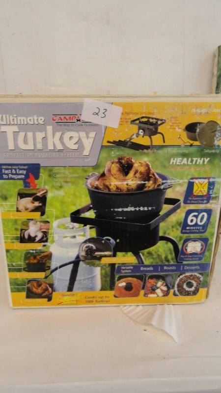 Camp Chef Ultimate Turkey Roaster Cast Iron Pot 
