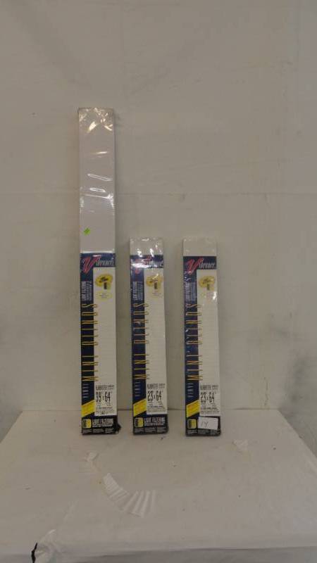 lot 14 image: Lot Of New Vibrance Vinyl Mini Blinds