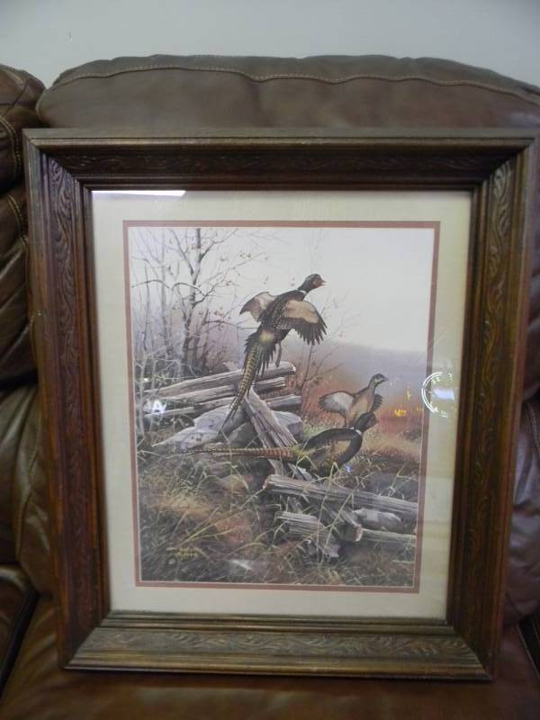 lot 10 image: Wildlife Art by Gregory Messier. approx 17x20 - SEE PICTURES