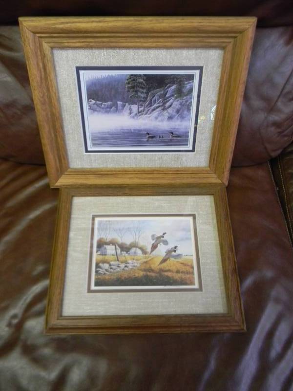 lot 15 image: Set of Two Nicely Framed Wildlife Pieces. Jeremy Radeke and Marc Barrie BOTH approx 13x11 - SEE PICTURES