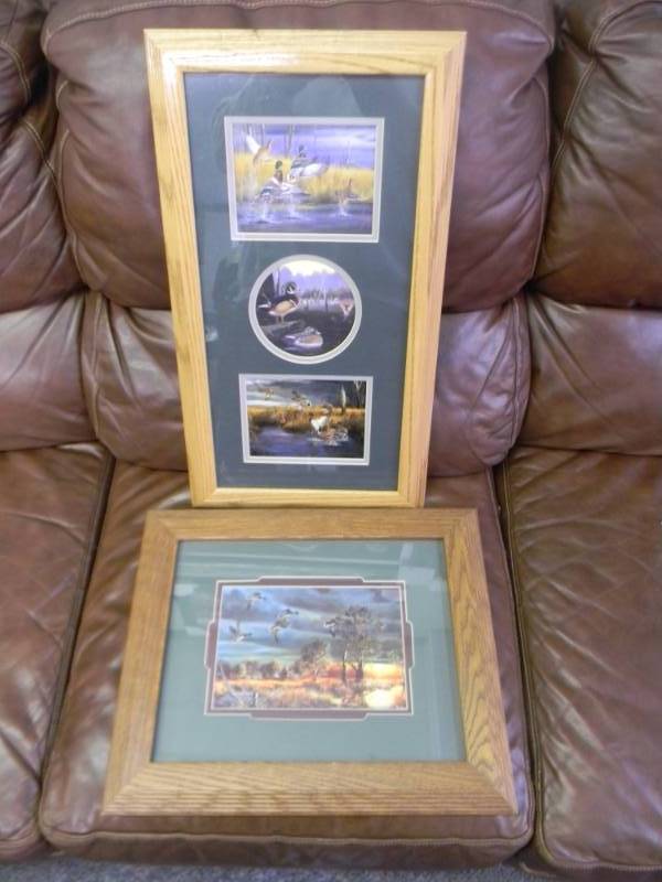 lot 16 image: Set of Two Duck Pieces. VERY COOL approx 22x12 and 15x18 - SEE PICTURES