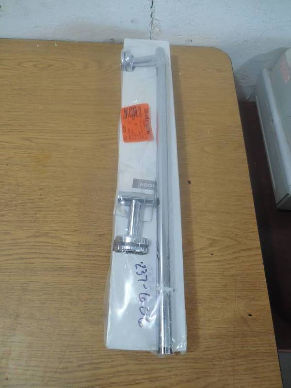 lot 57 image: (2) Delta Lyndall 18 in. Towel Bar in Chrome