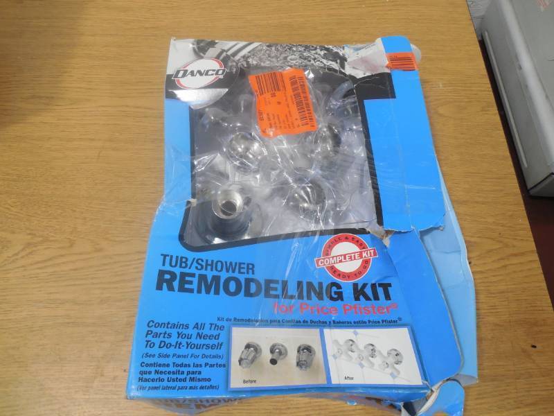 lot 66 image: Porcelain Cross Handle Rebuild Kit (3-Piece)