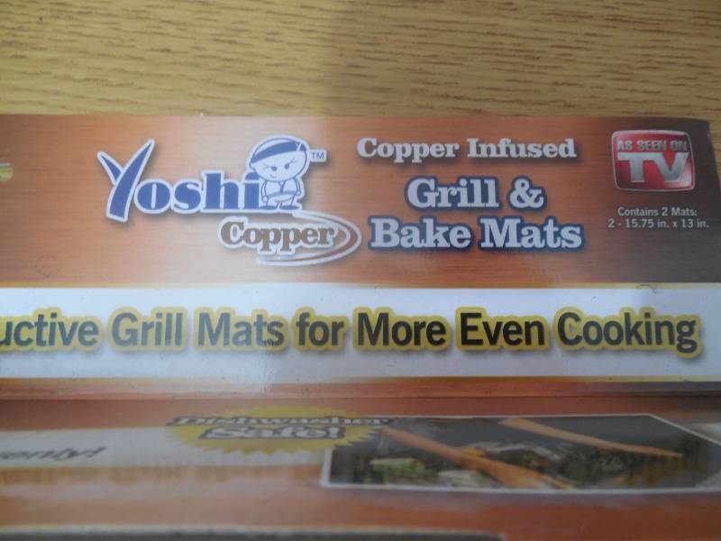 lot 96 image: Copper Grill Mat (Pack)