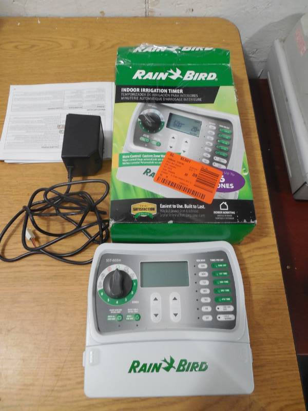 lot 49 image: Rain Bird 6-Station Indoor Simple-To-Set Irrigation Timer